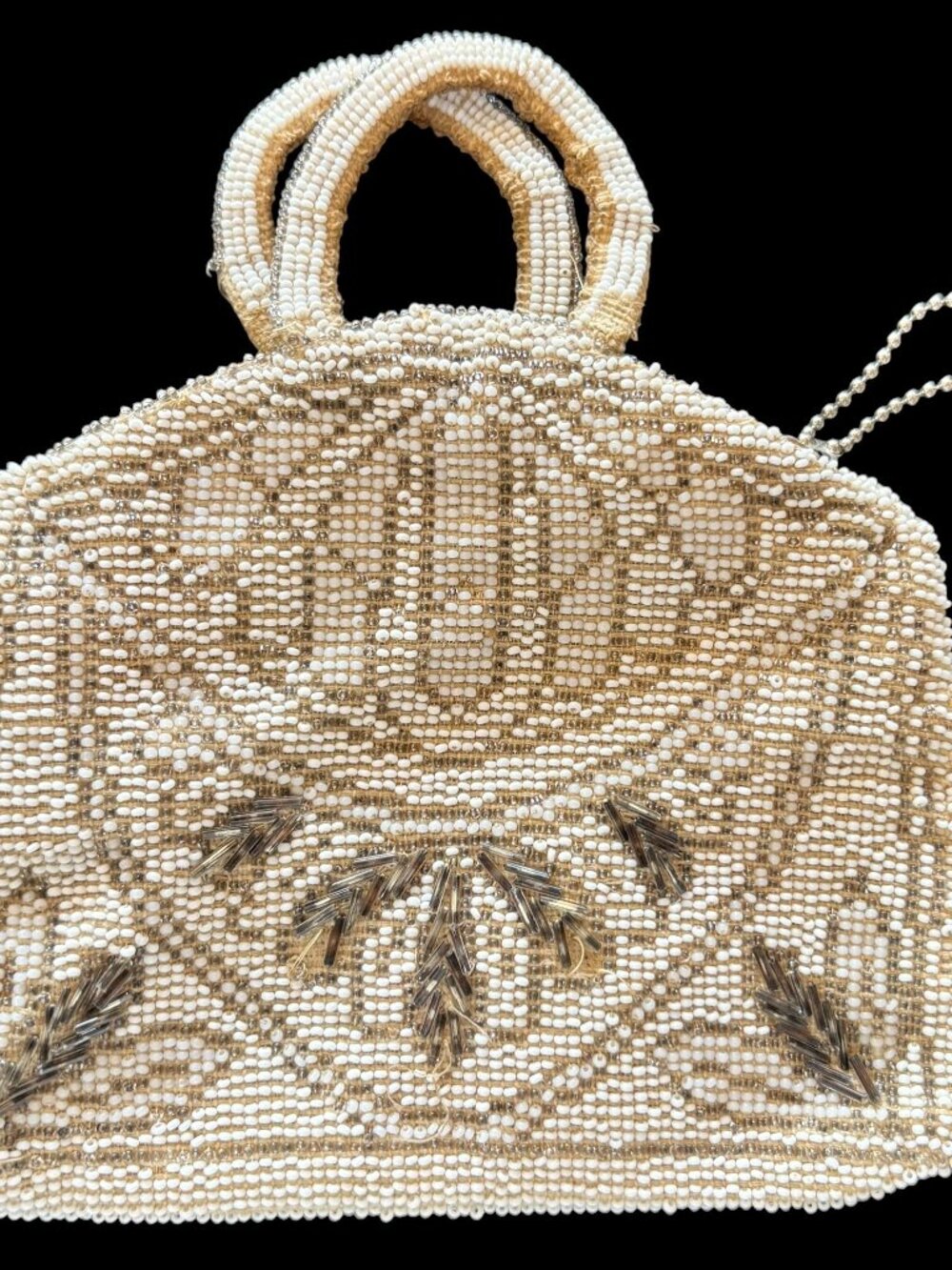 Vintage Art Deco Beaded Evening Bag Made in Czechoslovakia